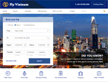 Tablet Screenshot of flyvietnam.com